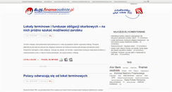 Desktop Screenshot of blog.finanseosobiste.pl