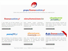 Tablet Screenshot of grupa.finanseosobiste.pl